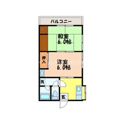 道ノ尾駅 徒歩29分 2階の物件間取画像